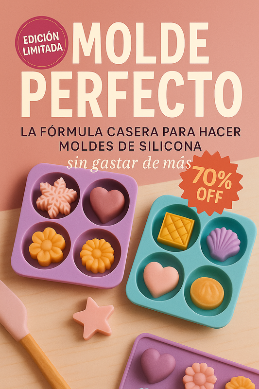 Molde Perfecto: La Fórmula Casera para Hacer Moldes de Silicona🧁